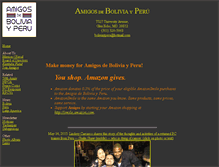 Tablet Screenshot of amigosdeboliviayperu.org